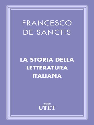 cover image of Storia della letteratura italiana